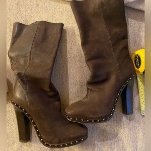 Miu Miu leather boots